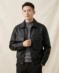 Lands Mode - Kamel | Genarbt Locker Jacke Herren