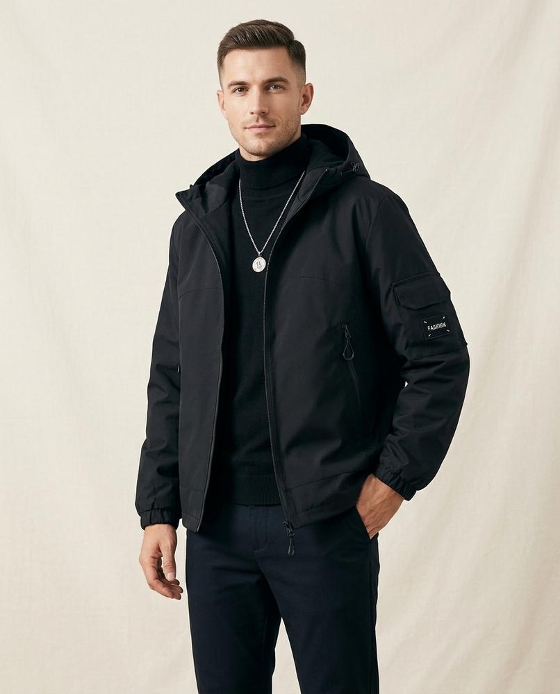 Lands Mode - Vesol | Kapuzen Reißverschluss Jacke Herren