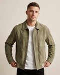 Lands Mode - Color | Gerade Geschnittene Wildlederoptik Jacke Herren