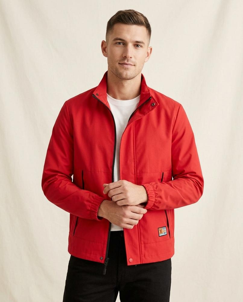 Lands Mode - Sesan | Stehkragen Synthetik Jacke Herren