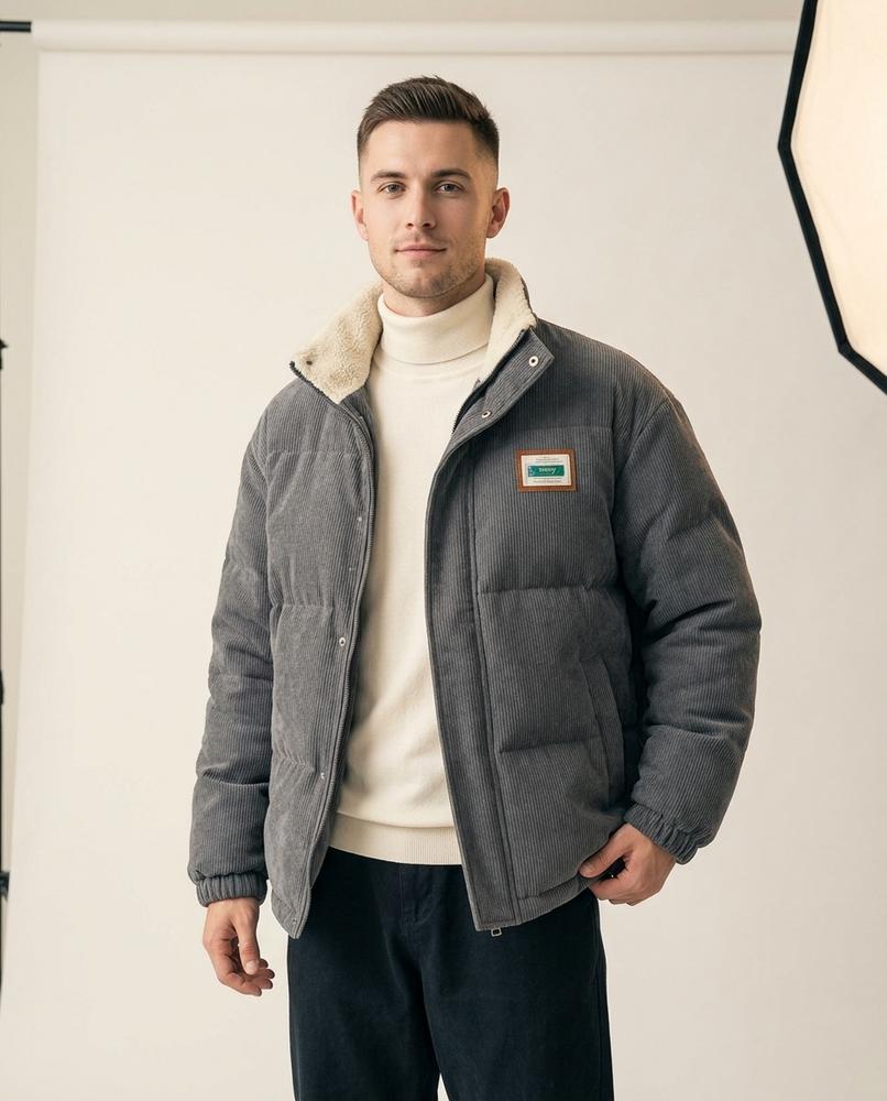 Lands Mode - Karen | Gefüttert Gerippt Jacke Unisex