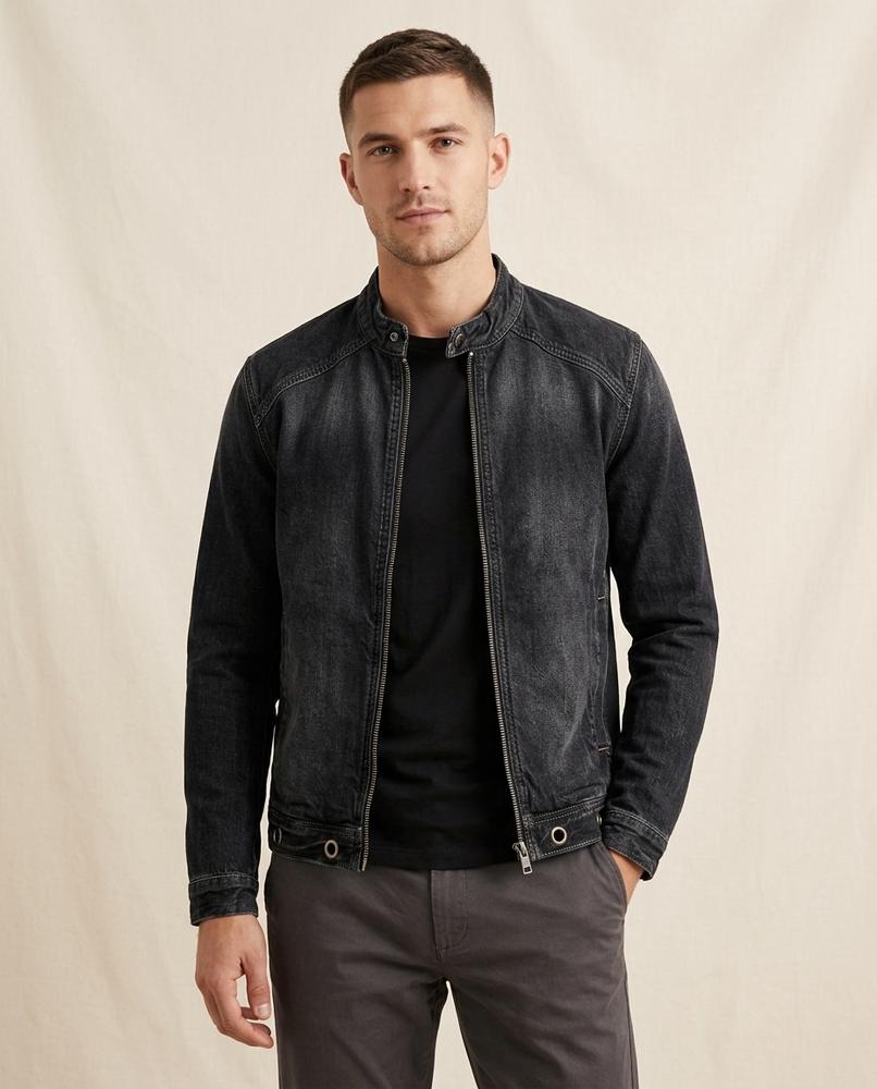Lands Mode - Canav | Gewaschene Denim Jacke Herren