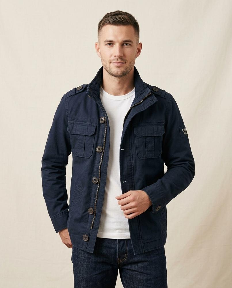 Lands Mode - Loram | Gefütterte Baumwoll Jacke Herren