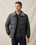 Lands Mode - Milin | Wattierte Pelzbesetzte Jacke Herren