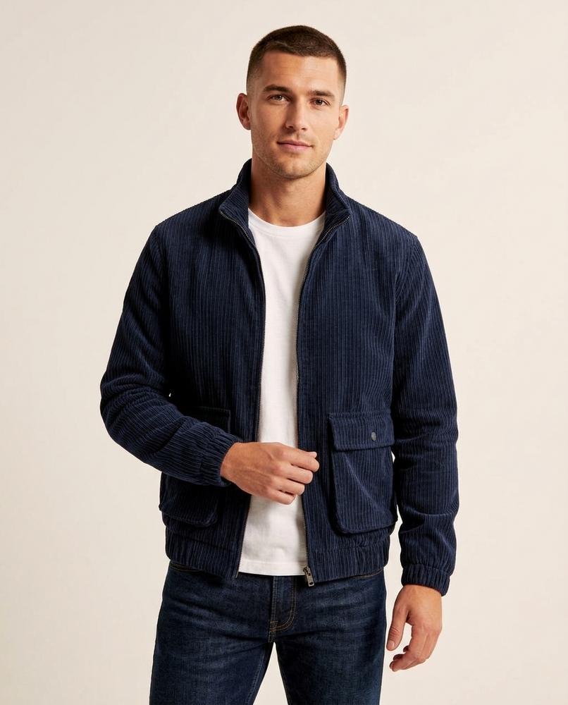 Lands Mode - Vulun | Gerippt Hochgeschlossen Jacke Herren