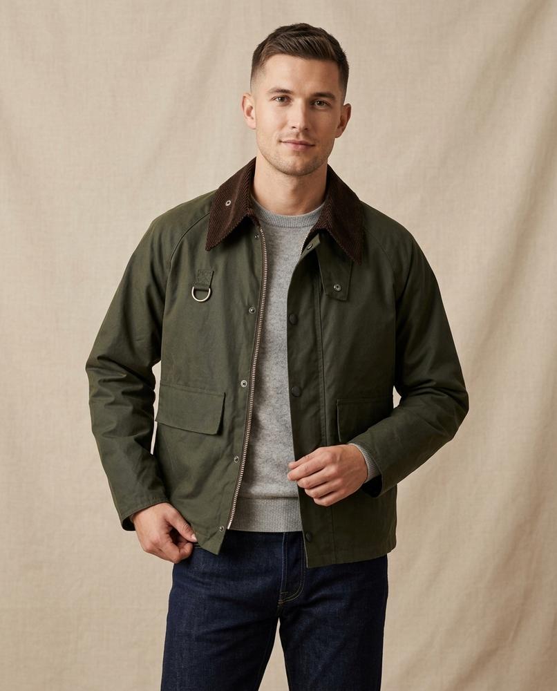 Lands Mode - Tuwik | Gewachste Gefütterte Jacke Unisex