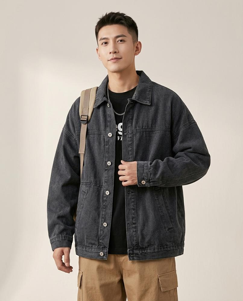 Lands Mode - Nalad | Langärmelige Geknöpfte Jacke Unisex