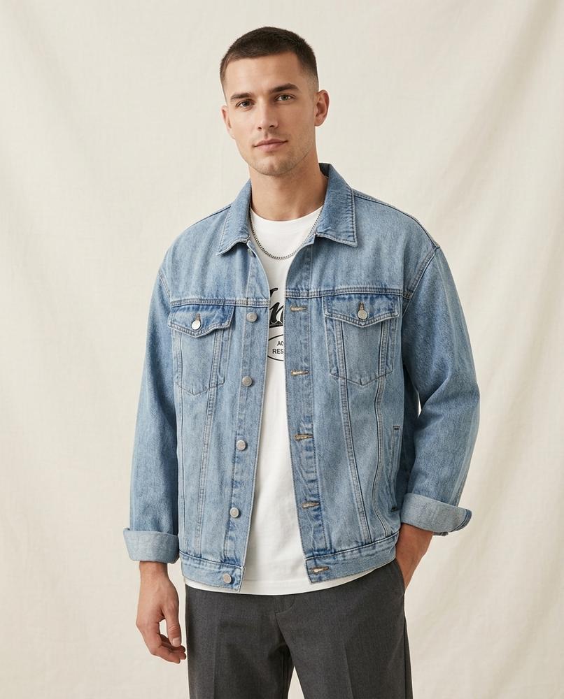 Lands Mode - Nalad | Langärmelige Geknöpfte Jacke Unisex