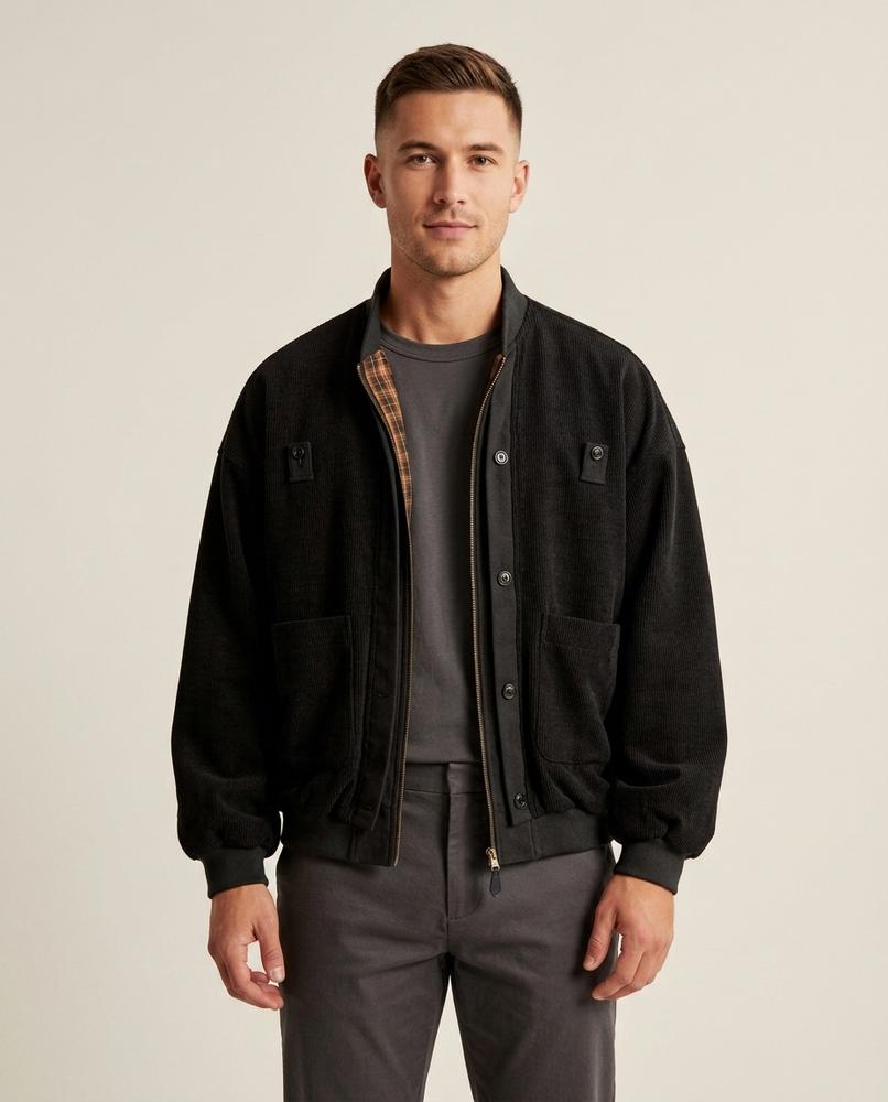 Lands Mode - Yifit | Gerippt Oversized Jacke Unisex