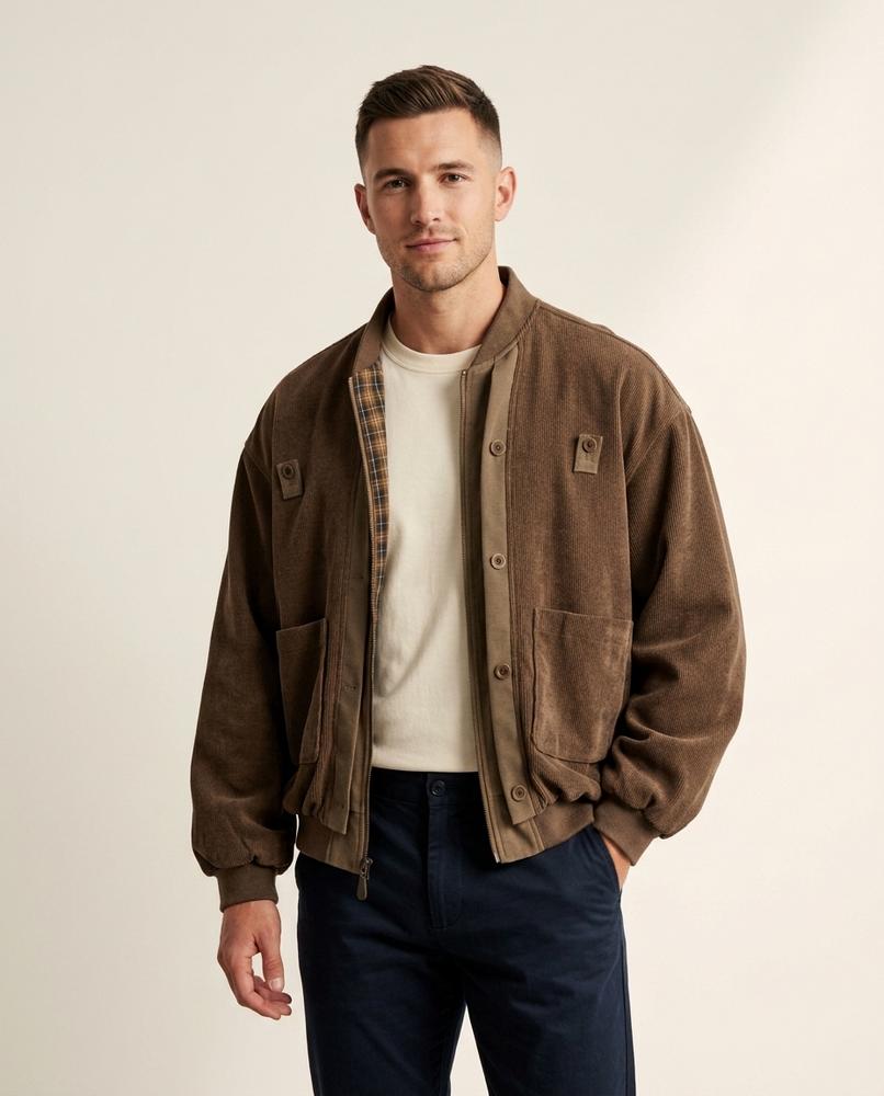 Beanland - Yifit | Gerippt Oversized Jacke Unisex