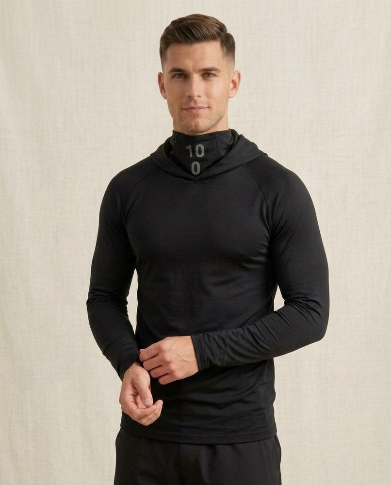 Lands Mode - Elven | Langärmliger Körpernaher Hoodie Herren