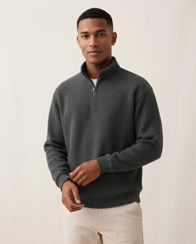Beanland - Alnor | Strukturiert Langärmlig Pullover Herren