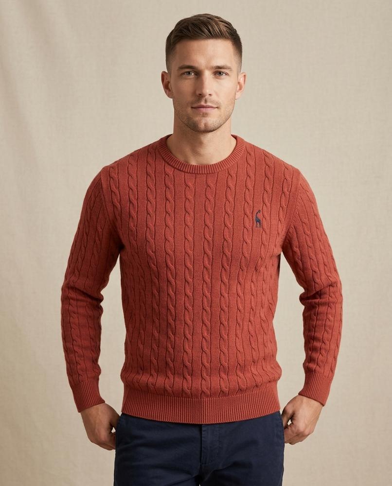 Beanland - Salin | Strukturierter Strick Pullover Herren
