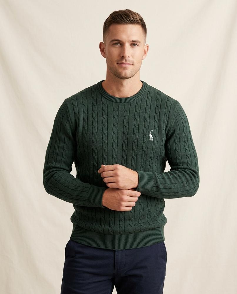 Lands Mode - Salin | Strukturierter Strick Pullover Herren
