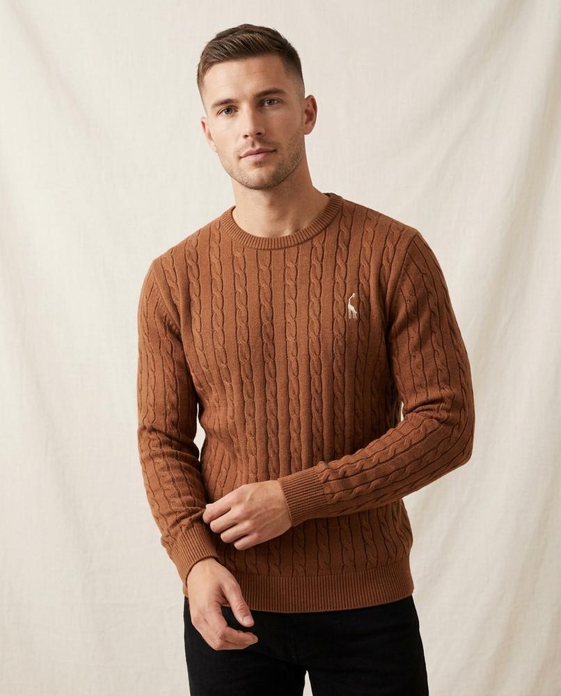 Beanland - Salin | Strukturierter Strick Pullover Herren