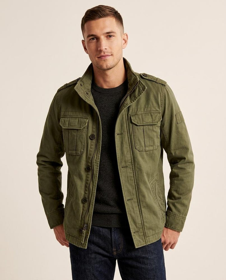 Beanland - Lifuk | Stehkragen Baumwoll Jacke Herren