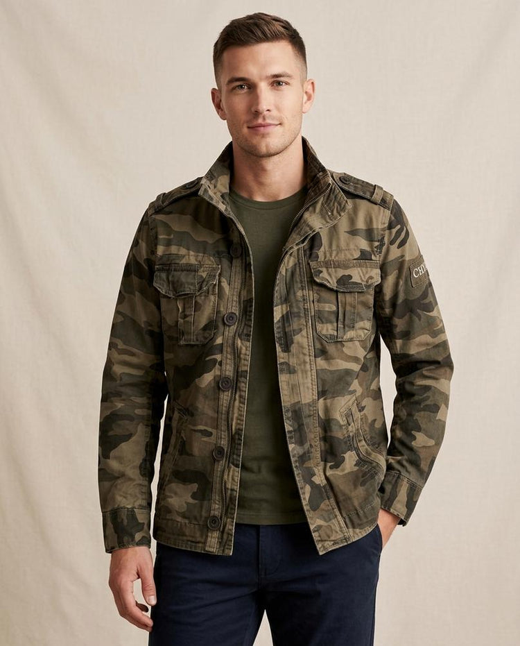 Beanland - Lifuk | Stehkragen Baumwoll Jacke Herren