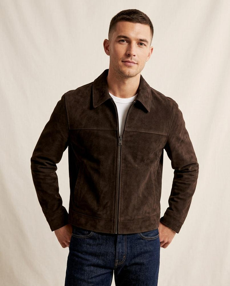 Beanland - Yikim | Reißverschluss Veloursleder Jacke Unisex