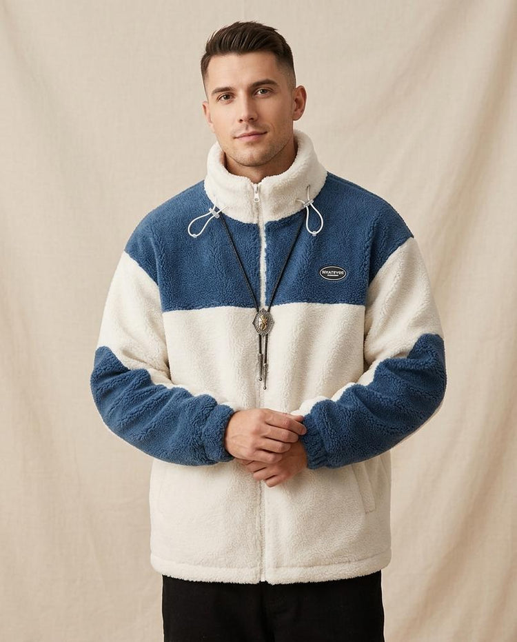 Beanland - Mowan | Zweifarbige Fleece Jacke Herren