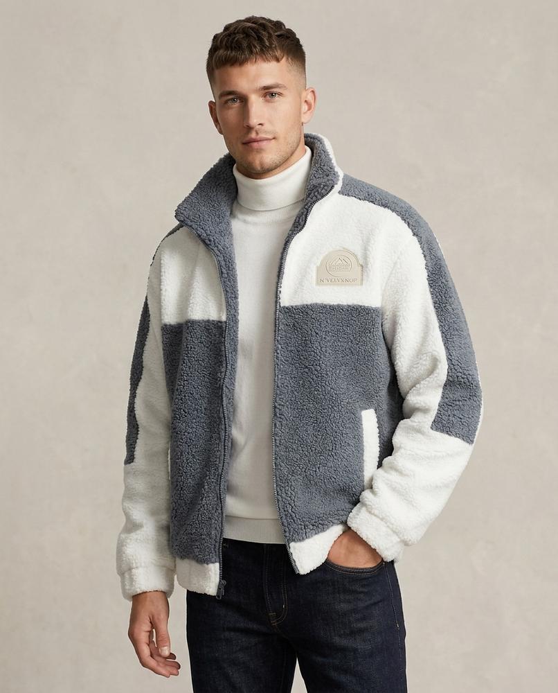 Beanland - Mowan | Zweifarbige Fleece Jacke Herren