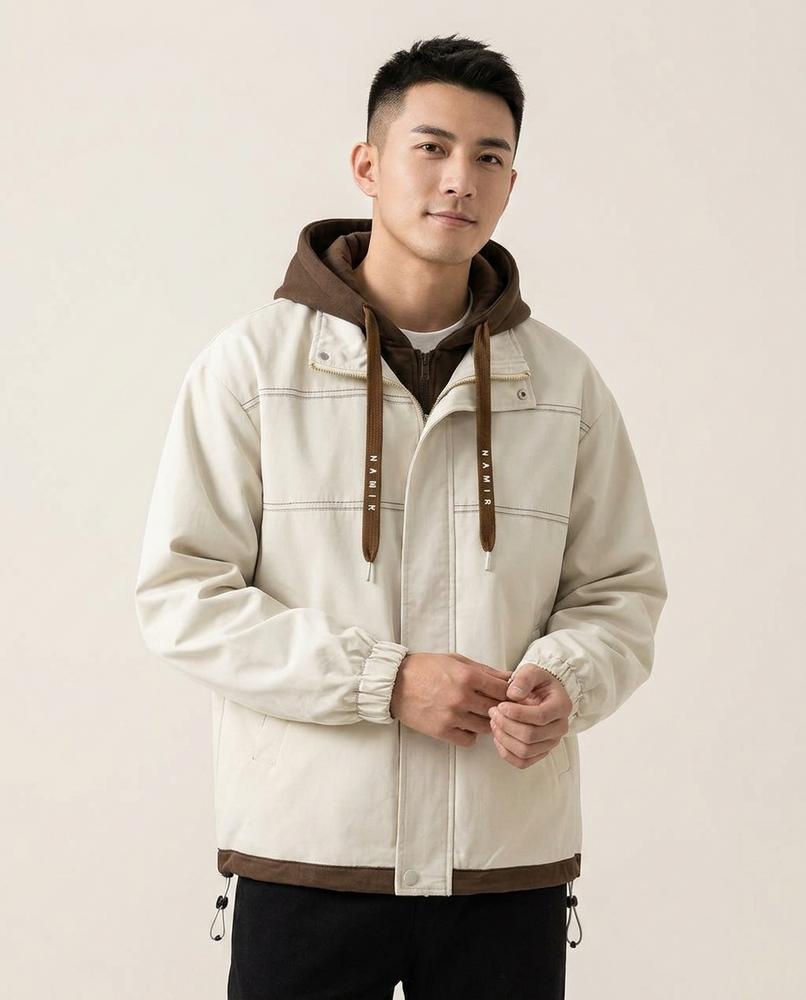 Lands Mode - Aopos | Mehrlagig Gefüttert Jacke Unisex
