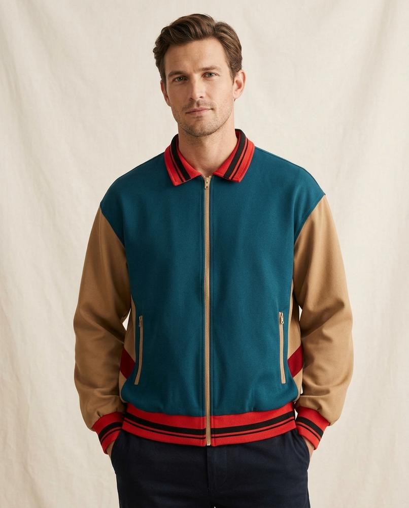 Lands Mode - Covur | Mehrfarbige Ballonärmel Jacke Unisex