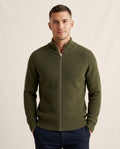 Lands Mode - Coler | Gerippt Hochgeschlossen Strickjacke Herren