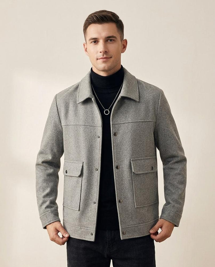 Beanland - Dediv | Geknöpfte Strukturierte Jacke Herren