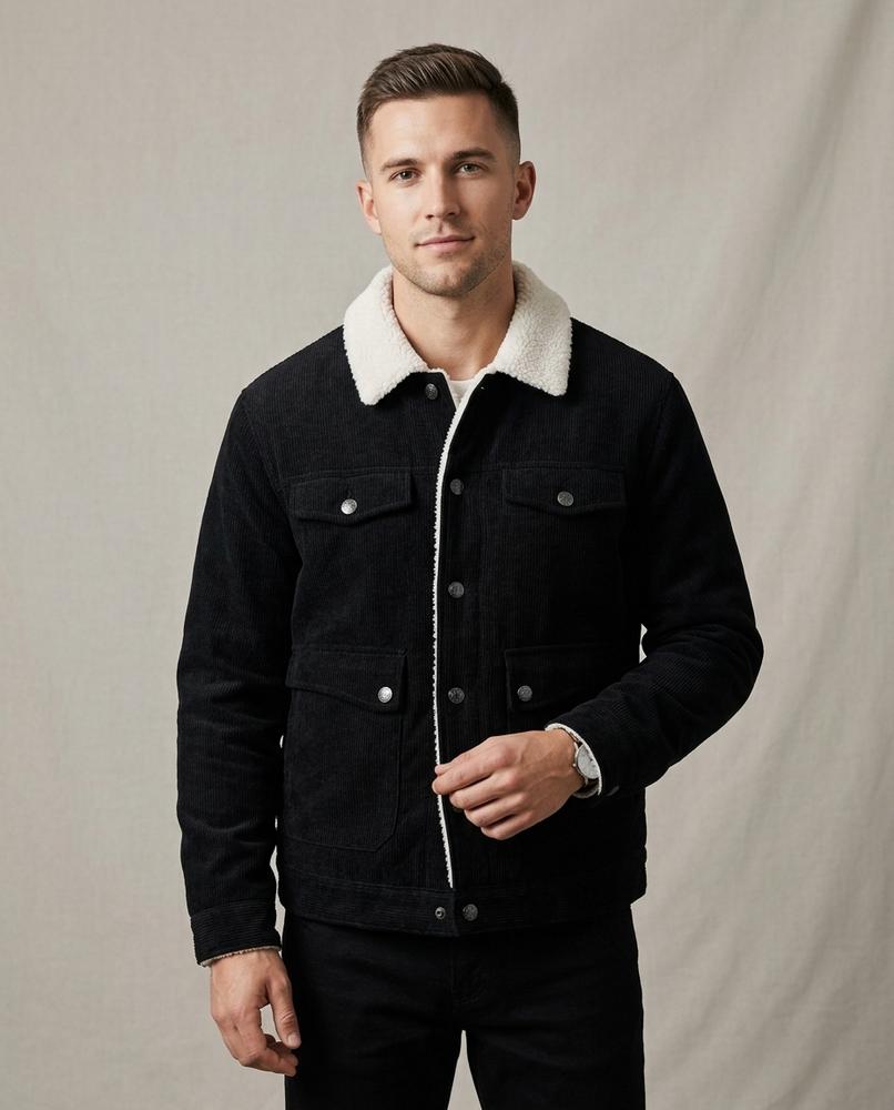 Lands Mode - Cabat | Gefüttert Cord Jacke Herren