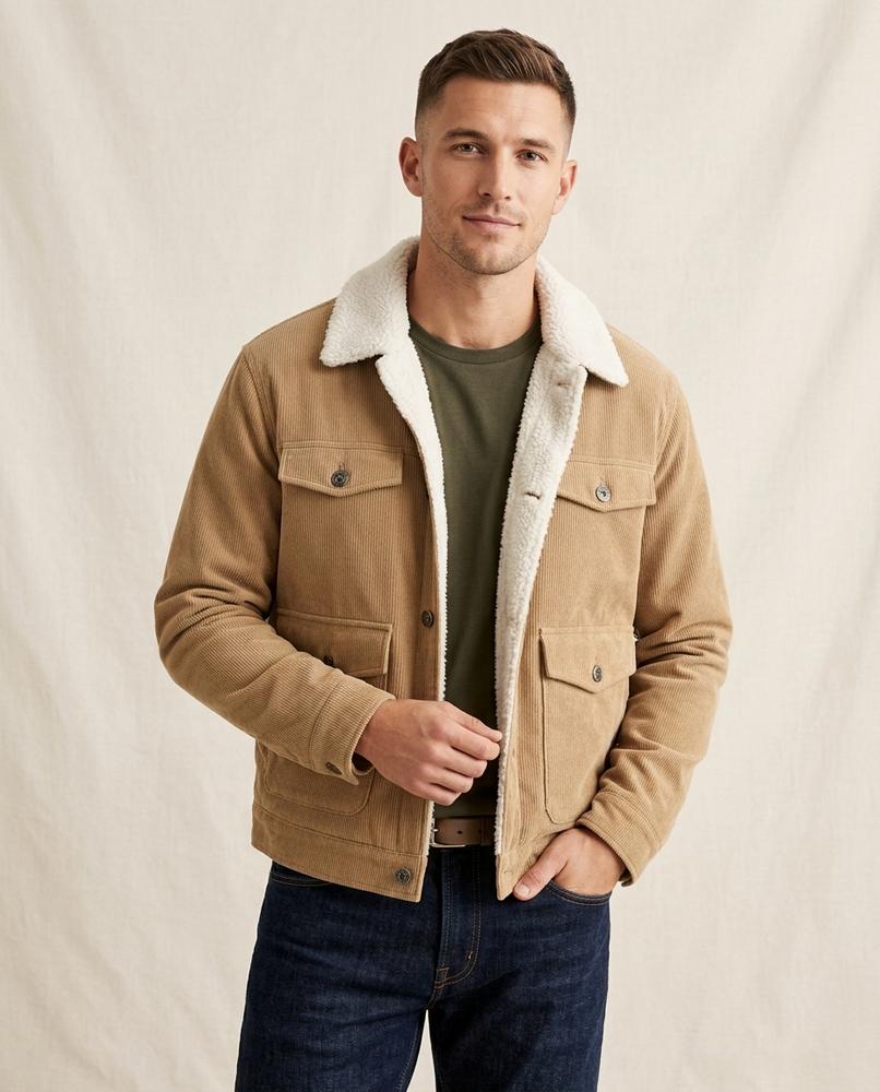 Lands Mode - Cabat | Gefüttert Cord Jacke Herren