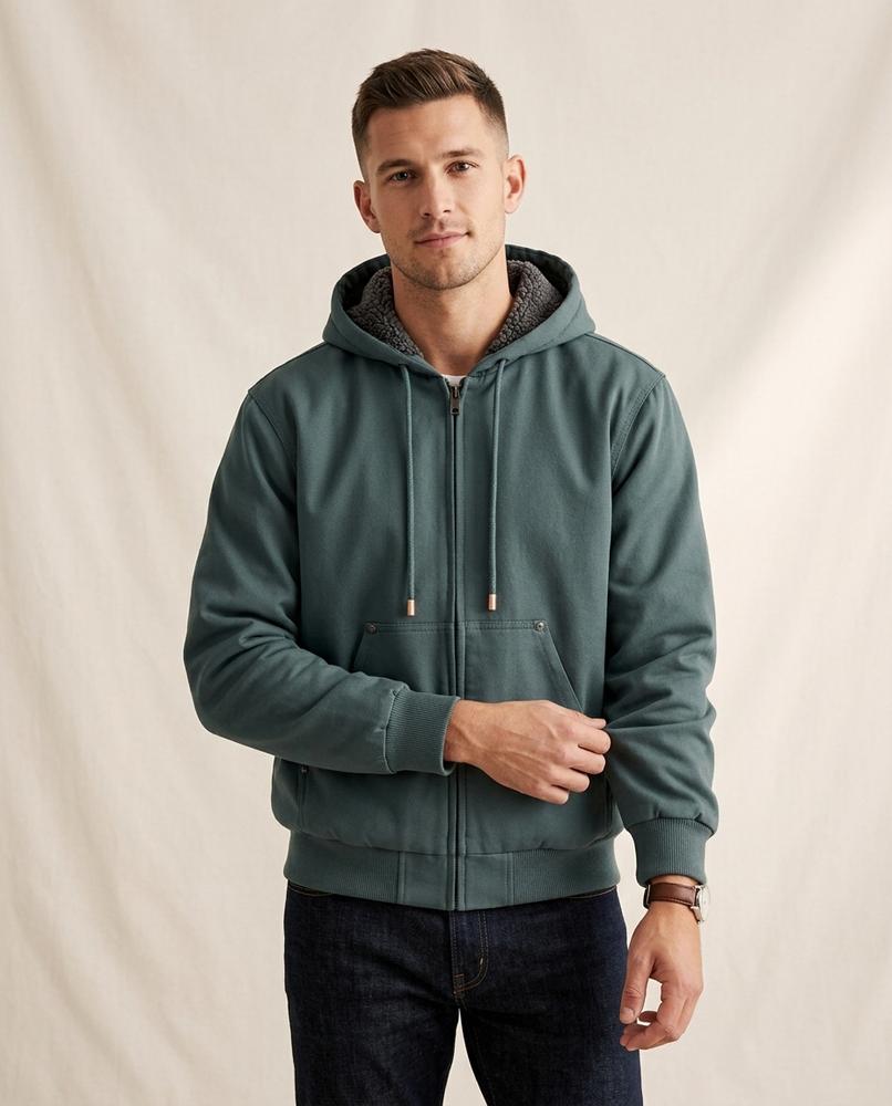 Beanland - Cogiv | Gefütterter Unifarbener Hoodie Unisex