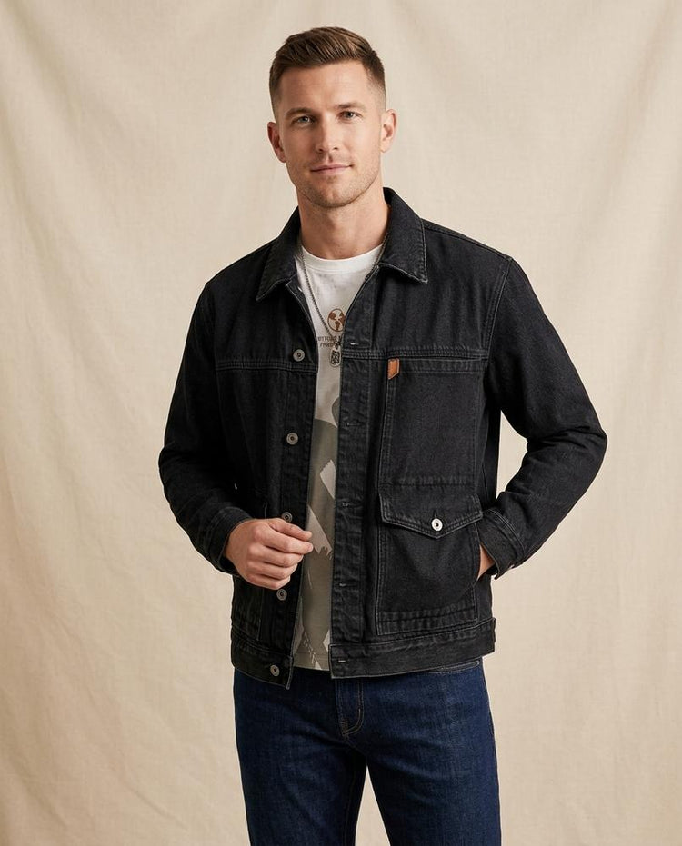 Beanland - Lokut | Geknöpfte Denim Jacke Herren