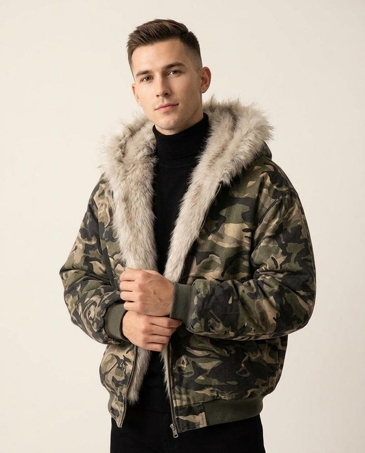 Beanland - Dafut | Gefüttert Gemustert Jacke Herren