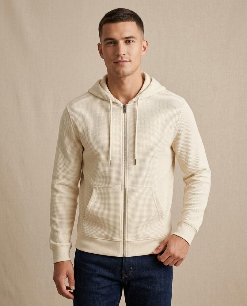 Lands Mode - Sebal | Strukturierter Langärmliger Hoodie Herren