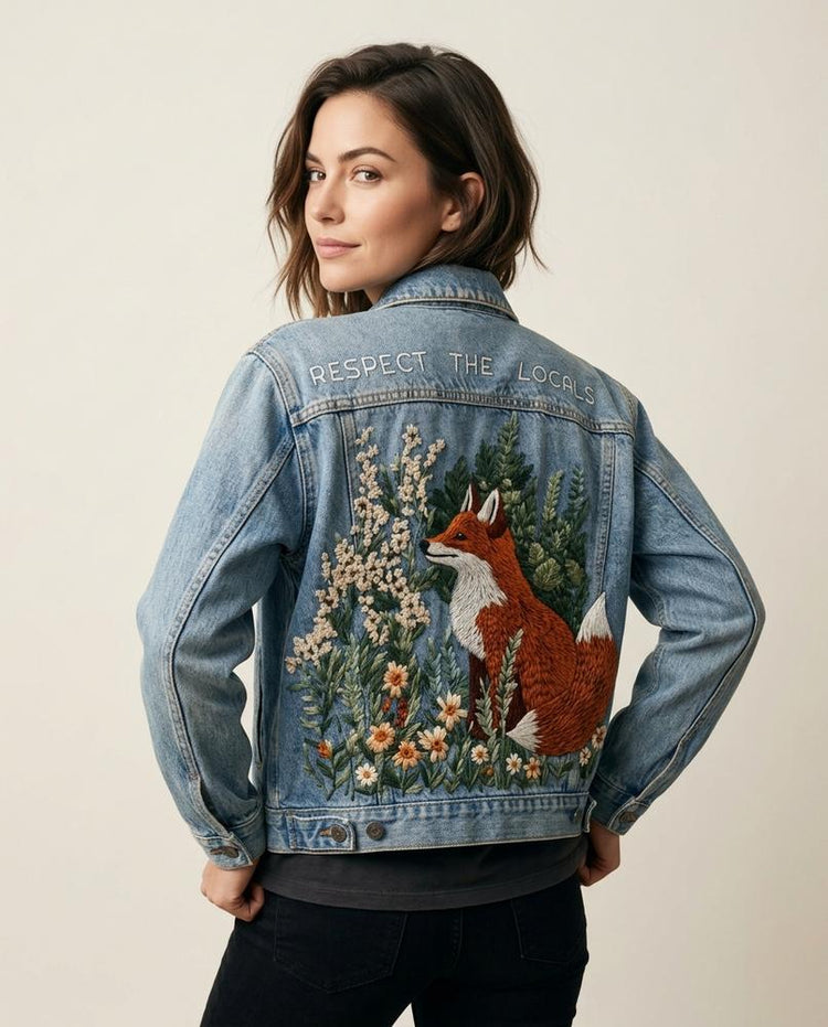 Beanland - Vehil | Bestickt Geknöpft Jacke Unisex