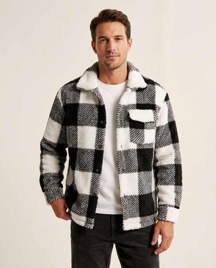 Beanland - Zidov | Geknöpfte Karierte Jacke Unisex