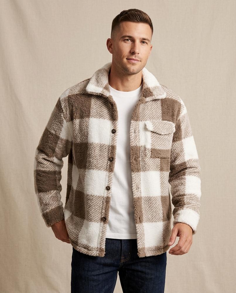Beanland - Zidov | Geknöpfte Karierte Jacke Unisex