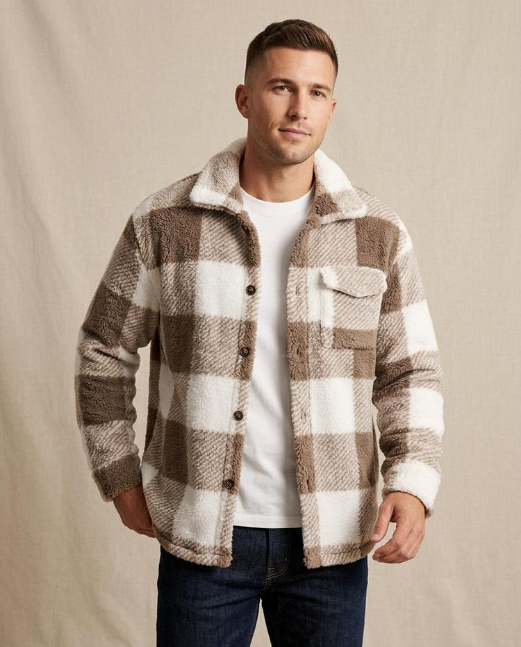 Beanland - Zidov | Geknöpfte Karierte Jacke Unisex