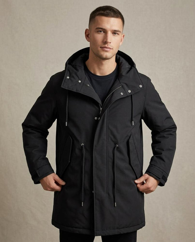 Beanland - Aomon | Hochgeschlossener Taillenregulierbarer Mantel Unisex