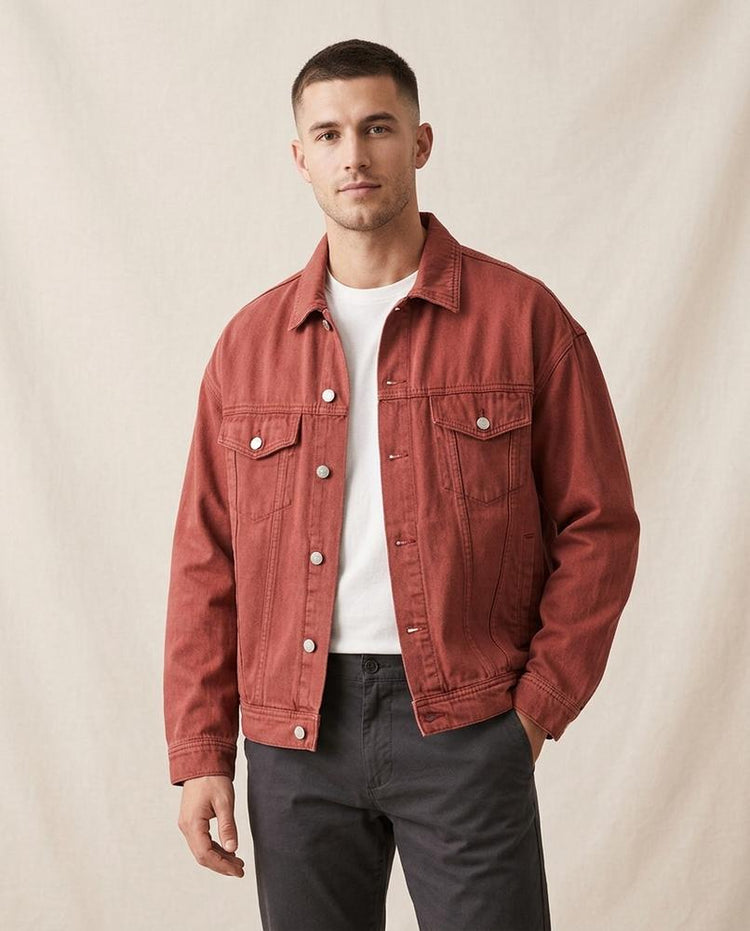 Beanland - Yurel | Geknöpfte Denim Jacke Unisex