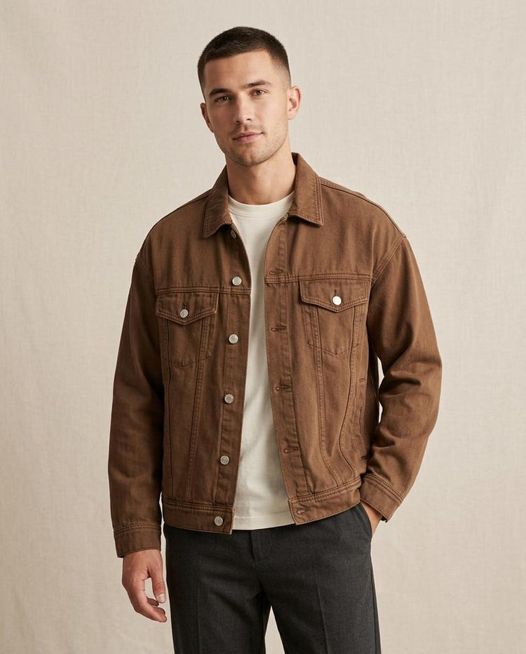 Beanland - Yurel | Geknöpfte Denim Jacke Unisex
