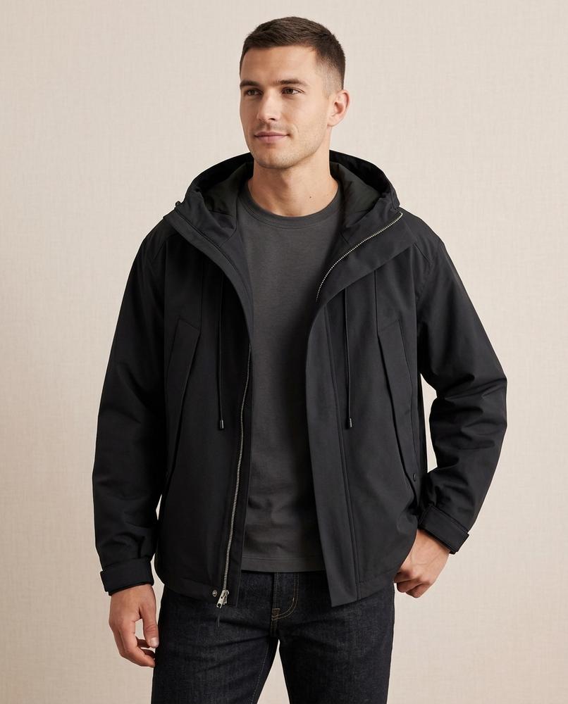 Lands Mode - Ketak | Gefütterte Unifarbene Jacke Unisex