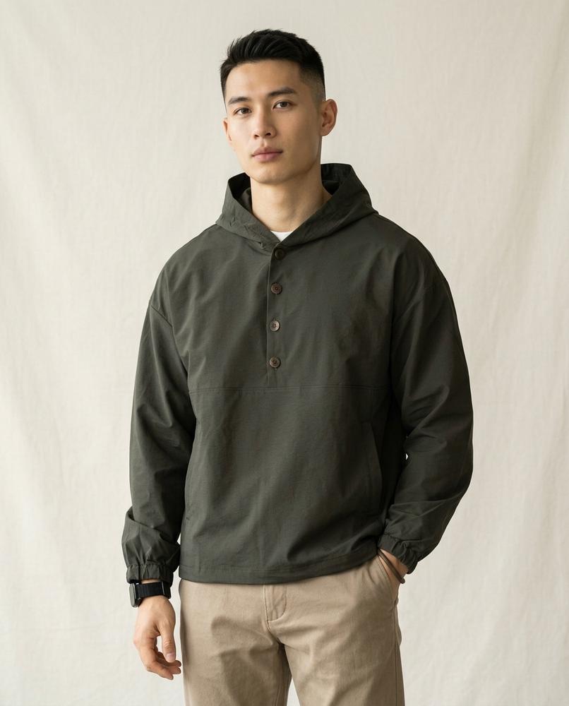 Lands Mode - Dilul | Kastiger Gewebter Hoodie Herren