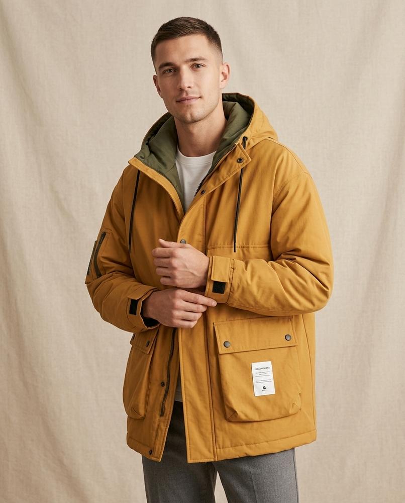 Lands Mode - Mibat | Gefütterte Funktionale Jacke Herren