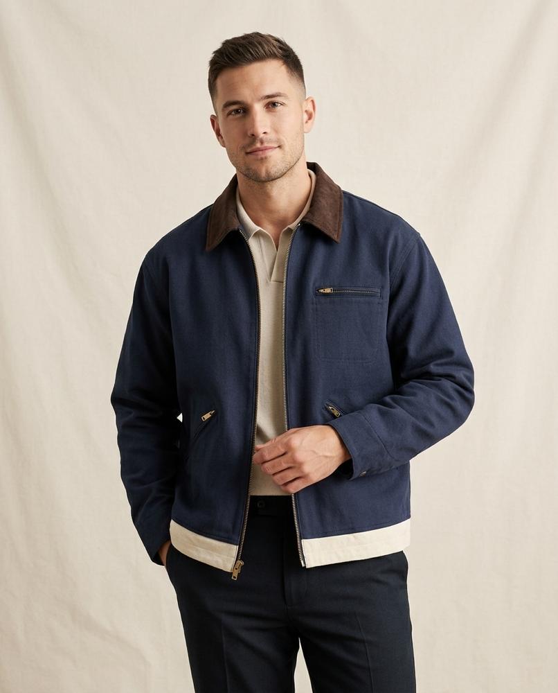 Lands Mode - Rupet | Zweifarbige Canvas Jacke Unisex