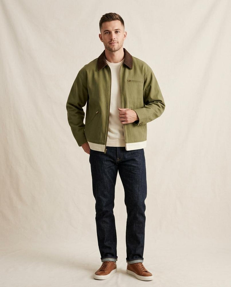 Beanland - Rupet | Zweifarbige Canvas Jacke Unisex
