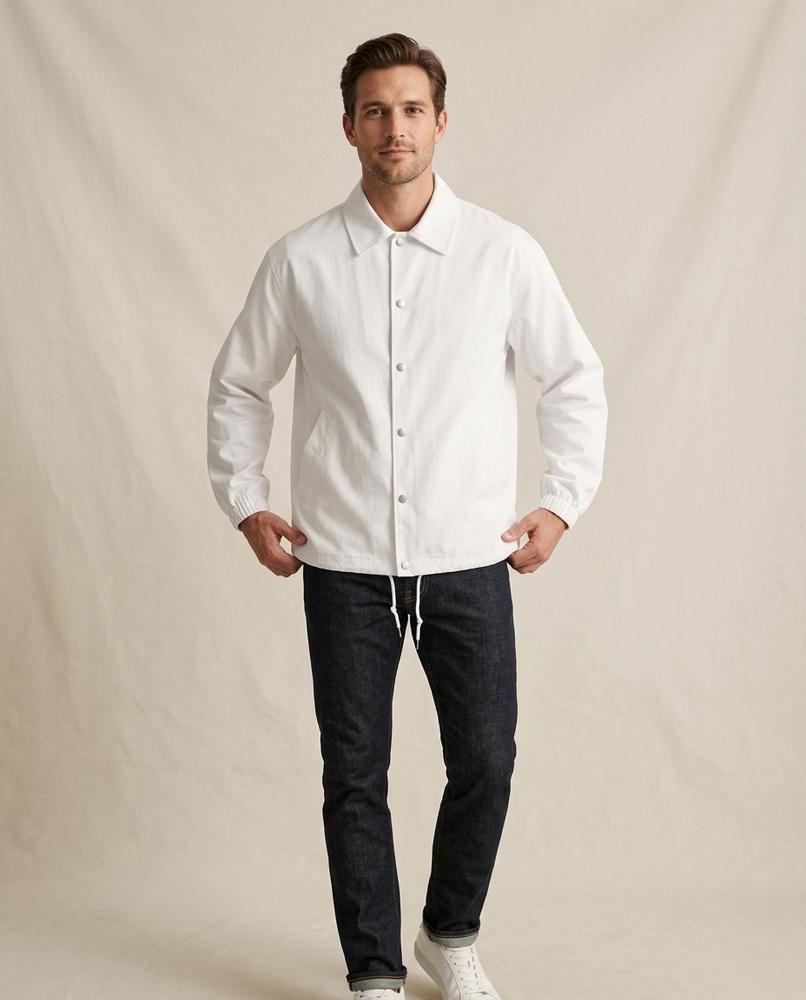 Lands Mode - Vusan | Geknöpft Leicht Jacke Unisex