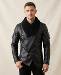 Lands Mode - Sosir | Asymmetrisch Gefüttert Jacke Herren