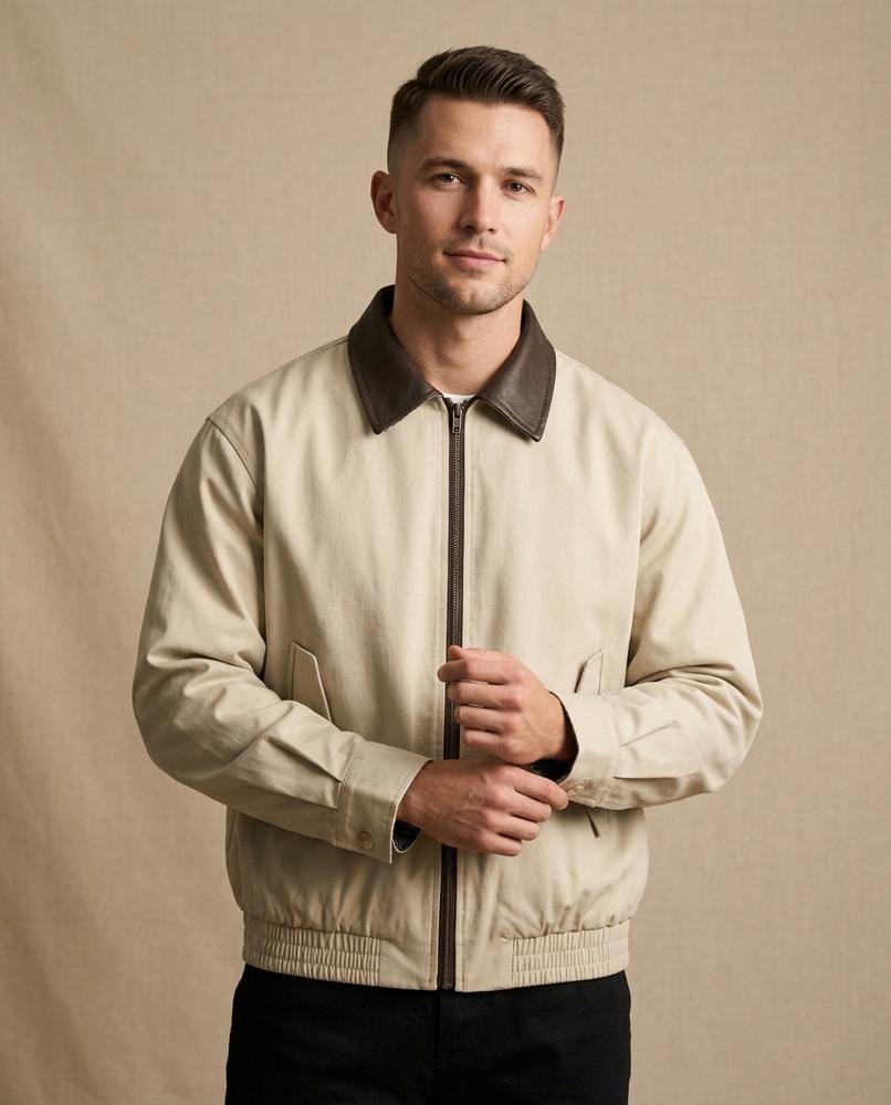 Lands Mode - Ritot | Gefütterte Lederbesetzte Jacke Unisex