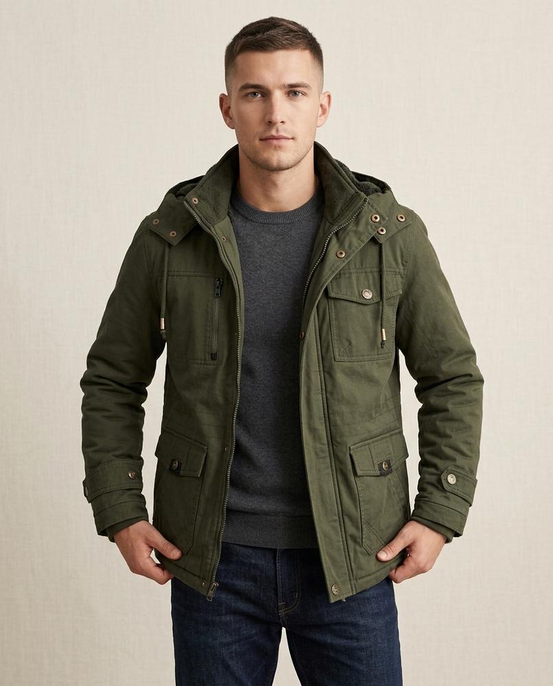 Lands Mode - Kuted | Gefüttert Funktional Jacke Herren